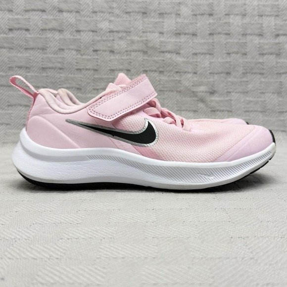 Nike Other - Nike Star Runner 3 Shoes Kids Size 13 Pink Mesh Adjustable Strap DA2777-601